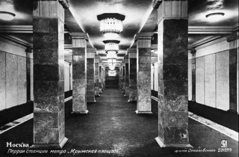 What the Moscow Metro looked like in 1935