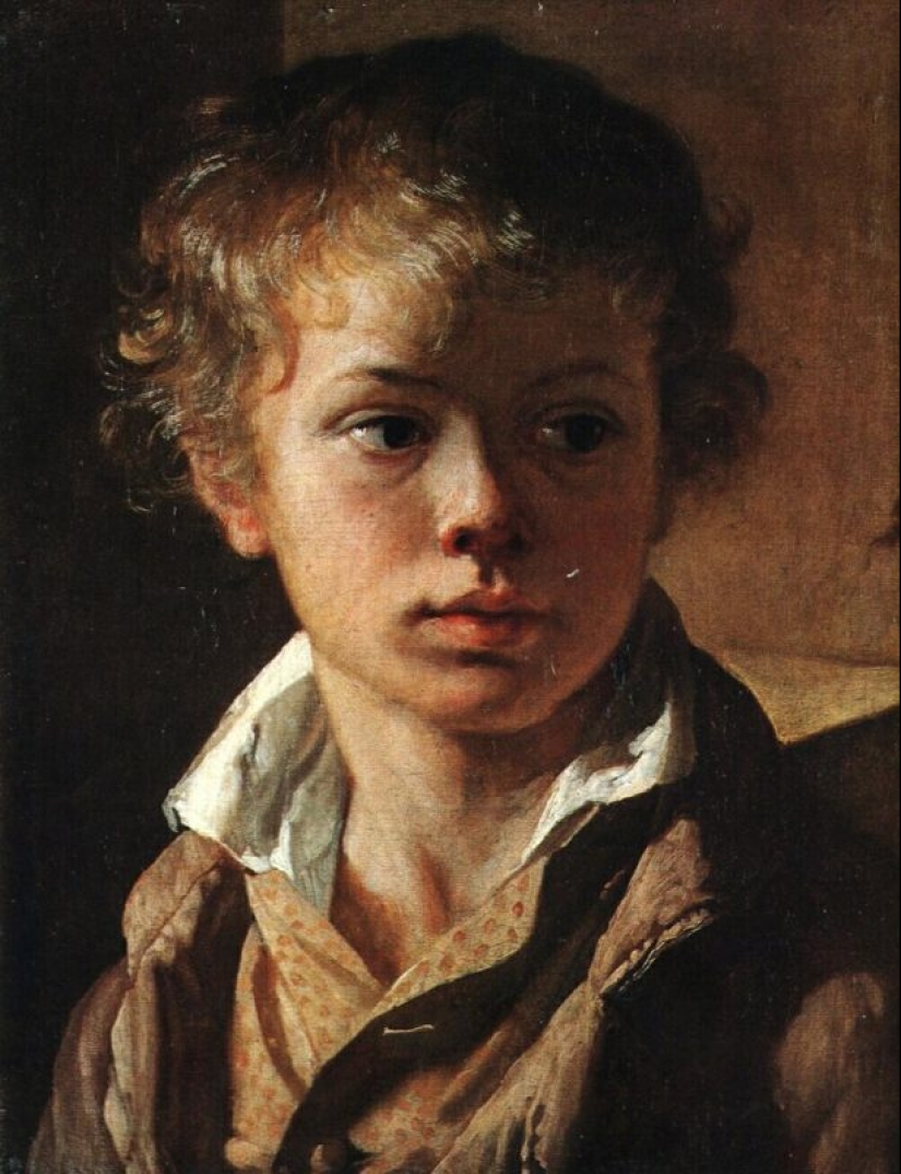 What was the fate of the boy who bathed the red horse and other children from famous paintings