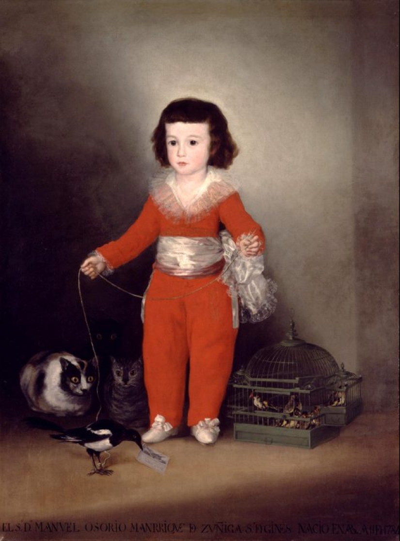 What was the fate of the boy who bathed the red horse and other children from famous paintings