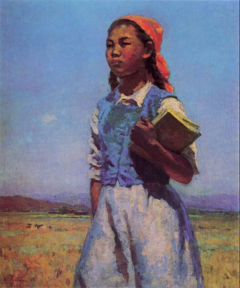 What was the fate of the boy who bathed the red horse and other children from famous paintings