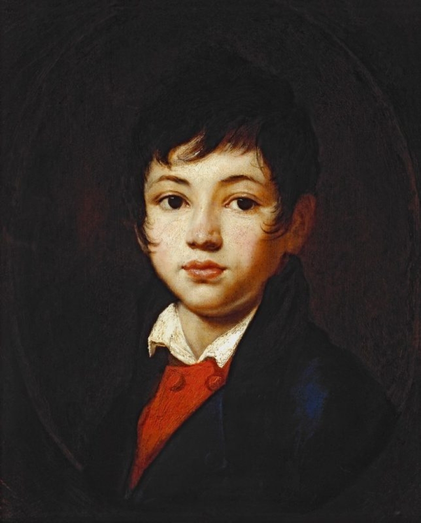 What was the fate of the boy who bathed the red horse and other children from famous paintings