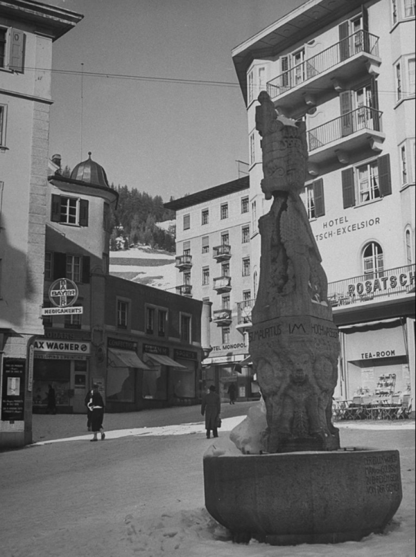 What was the "most fashionable village in Europe" after the war?