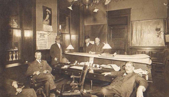 What were the offices like a hundred years ago