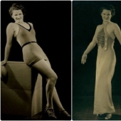 What women's swimwear from a fashion designer of the 1930s looked like What women's swimwear from a fashion designer of the 1930s looked like
