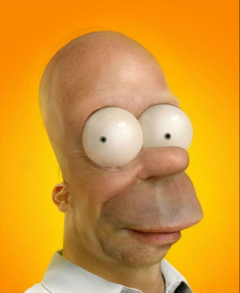 What would cartoon characters look like in real life