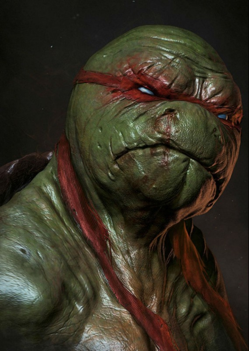 What would cartoon characters look like in real life