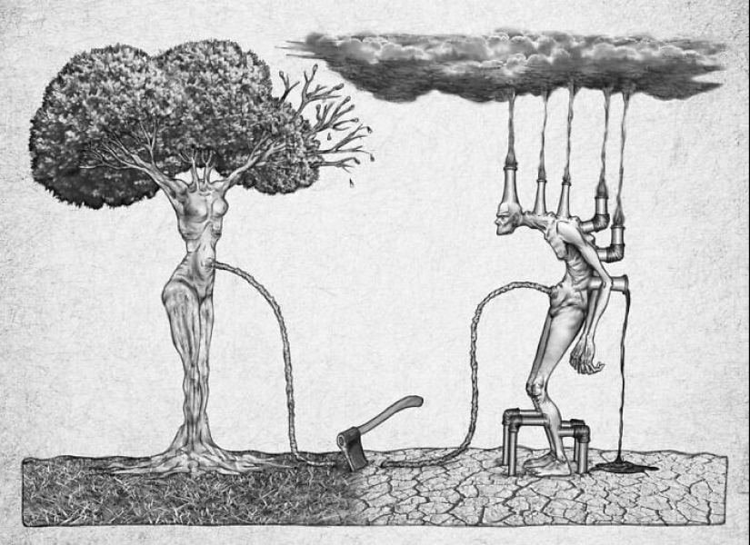 What's Wrong With Us? 30 Philosophical Cartoons About Modern Society