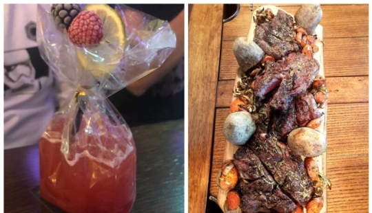 When the plate is too simple: 20 examples well, very strange flow of food and drinks