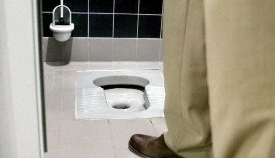 Why are there two different types of toilets in Turkish apartments