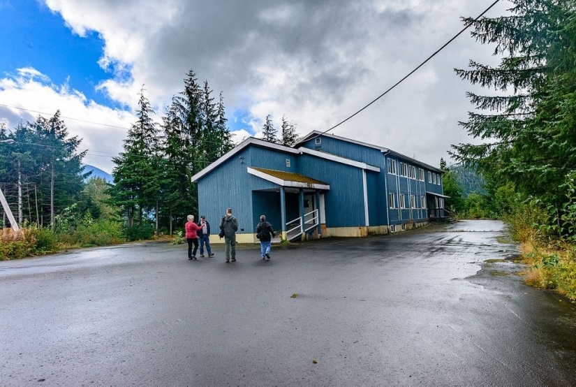 Why did all the residents leave a town on the Alaska border without even turning off the lights?