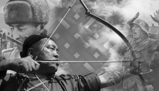 Why did some Red Army soldiers use bows in battles with the Germans? Why did some Red Army soldiers use bows in battles with the Germans?