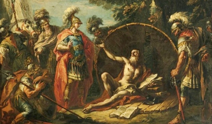 Why did the ancient Greek philosopher Diogenes live in a barrel?