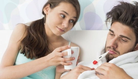 Why do men suffer from colds and flu more severely than women?