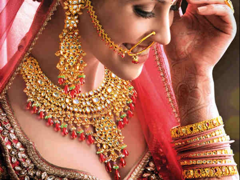 Why do the Indians have so much gold and what is the reason for its intense yellow color