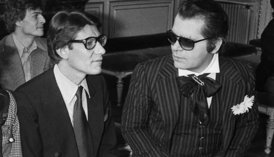 Why Karl Lagerfeld and Yves Saint Laurent Quarreled and Stopped Talking