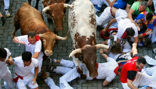 Why people in Spain run from bulls: the history of the San Fermin holiday in Pamplona Why people in Spain run from bulls: the history of the San Fermin holiday in Pamplona