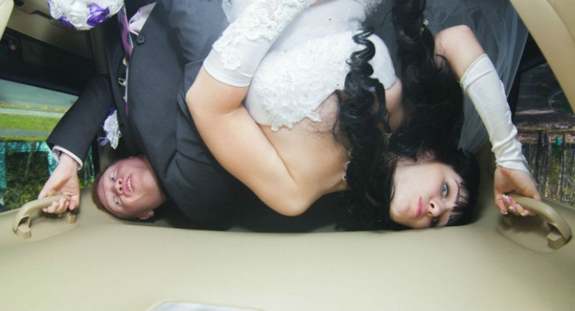 Wildest trash in the haze of revelry:" the best " wedding photos from Russia Wildest trash in the haze of revelry:" the best " wedding photos from Russia