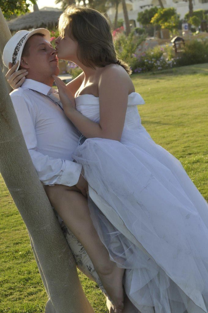 Wildest trash in the haze of revelry:" the best " wedding photos from Russia Wildest trash in the haze of revelry:" the best " wedding photos from Russia