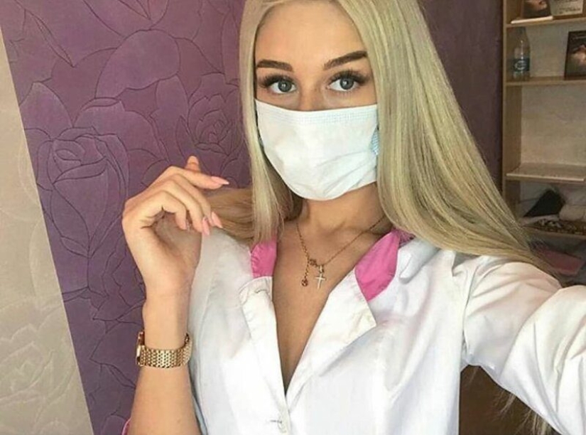 With such a medical staff, it's not scary to die: 16 photos of beauties in white coats