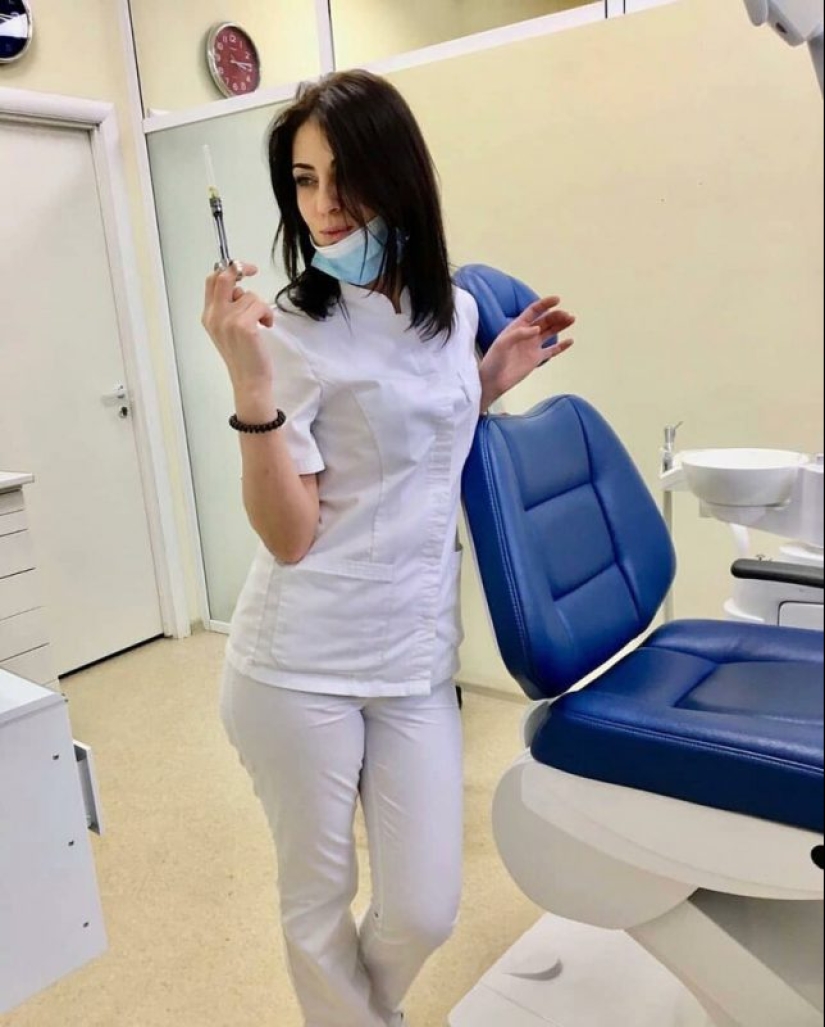 With such a medical staff, it's not scary to die: 16 photos of beauties in white coats
