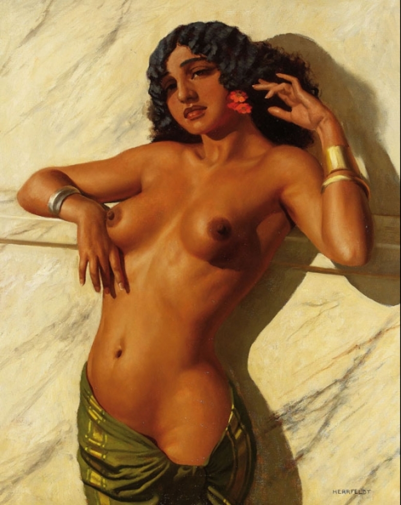 Women's secrets in the paintings of the master of erotic painting Marcel von Herfeldt Women's secrets in the paintings of the master of erotic painting Marcel von Herfeldt