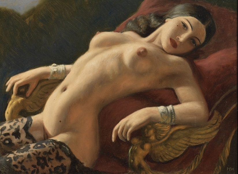 Women's secrets in the paintings of the master of erotic painting Marcel von Herfeldt Women's secrets in the paintings of the master of erotic painting Marcel von Herfeldt