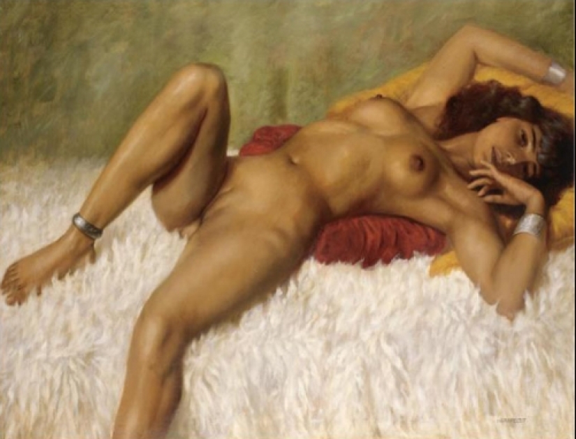Women's secrets in the paintings of the master of erotic painting Marcel von Herfeldt Women's secrets in the paintings of the master of erotic painting Marcel von Herfeldt