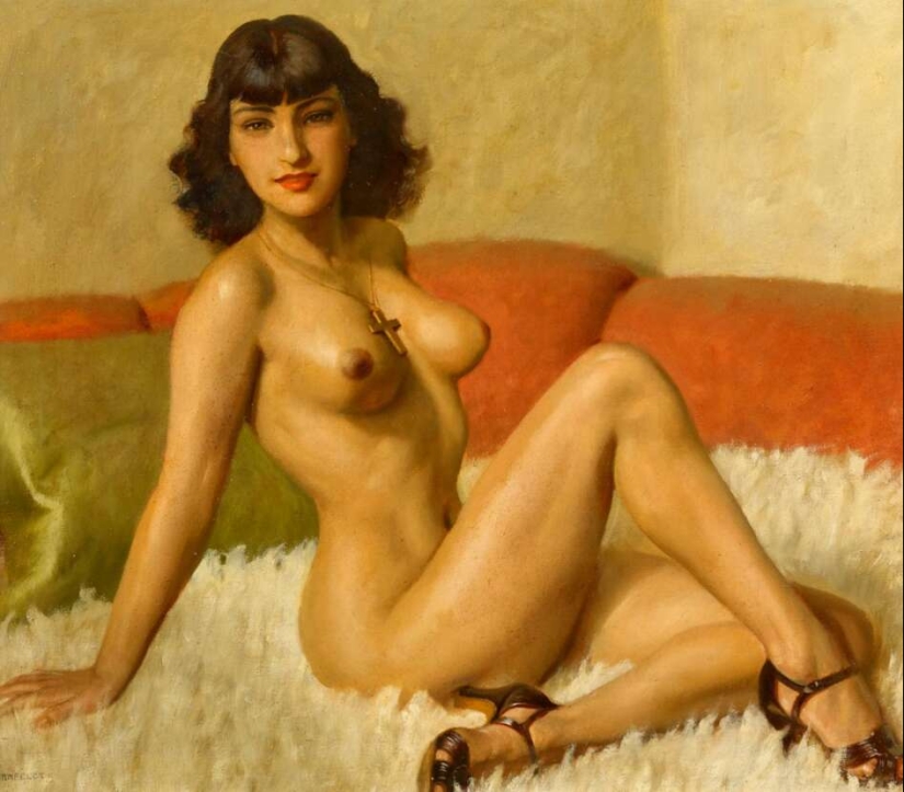 Women's secrets in the paintings of the master of erotic painting Marcel von Herfeldt Women's secrets in the paintings of the master of erotic painting Marcel von Herfeldt