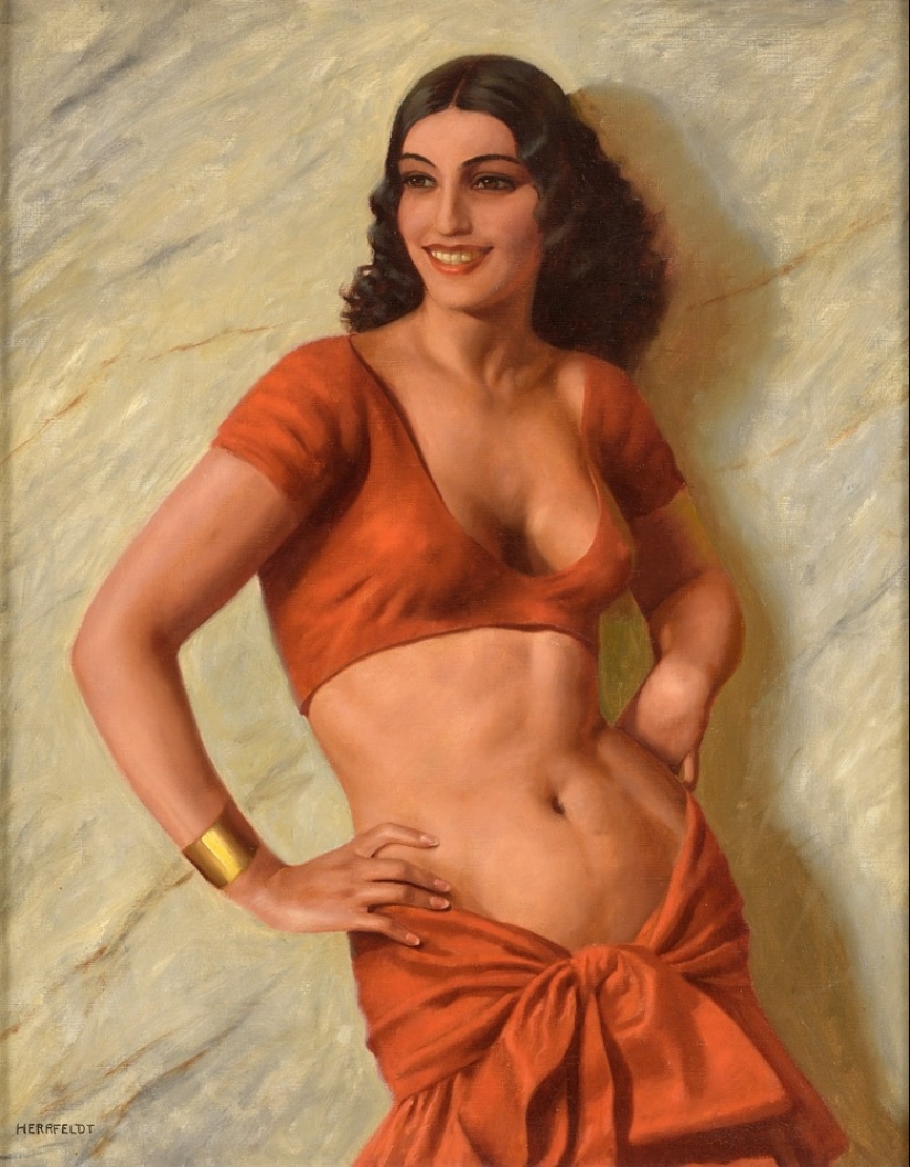 Women's secrets in the paintings of the master of erotic painting Marcel von Herfeldt Women's secrets in the paintings of the master of erotic painting Marcel von Herfeldt