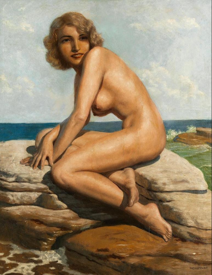 Women's secrets in the paintings of the master of erotic painting Marcel von Herfeldt Women's secrets in the paintings of the master of erotic painting Marcel von Herfeldt