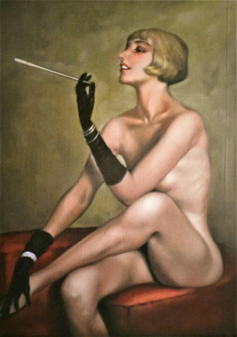 Women's secrets in the paintings of the master of erotic painting Marcel von Herfeldt Women's secrets in the paintings of the master of erotic painting Marcel von Herfeldt