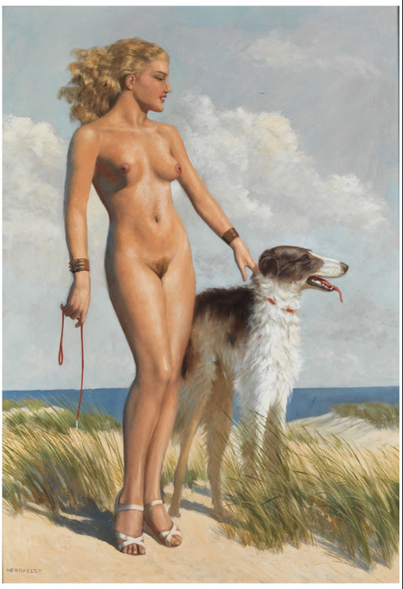 Women's secrets in the paintings of the master of erotic painting Marcel von Herfeldt Women's secrets in the paintings of the master of erotic painting Marcel von Herfeldt