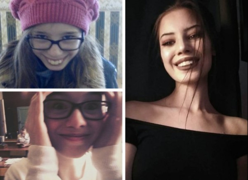 Y la niña ha madurado: 22 niñas han demostrado que han cambiado en solo unos años