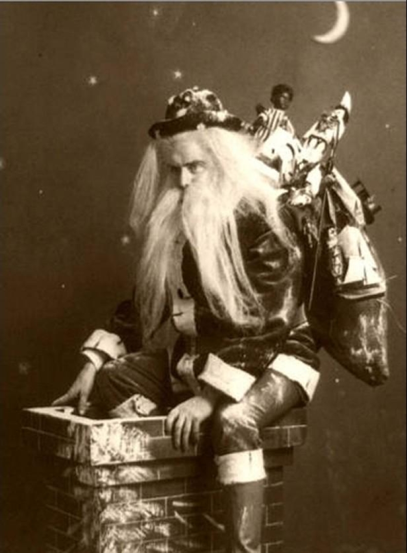 Papá Noel enojado y aterrador