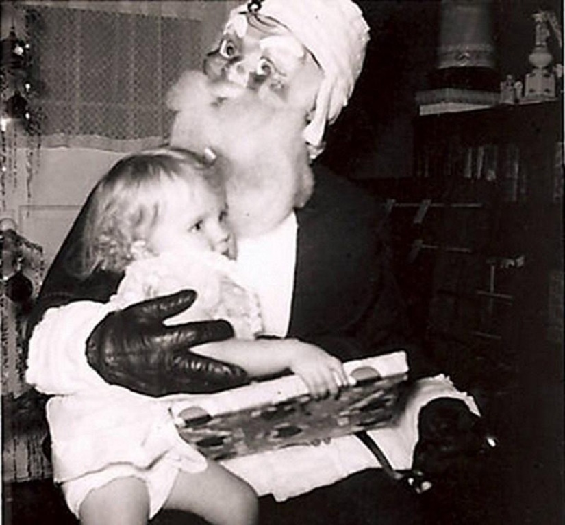 Papá Noel enojado y aterrador