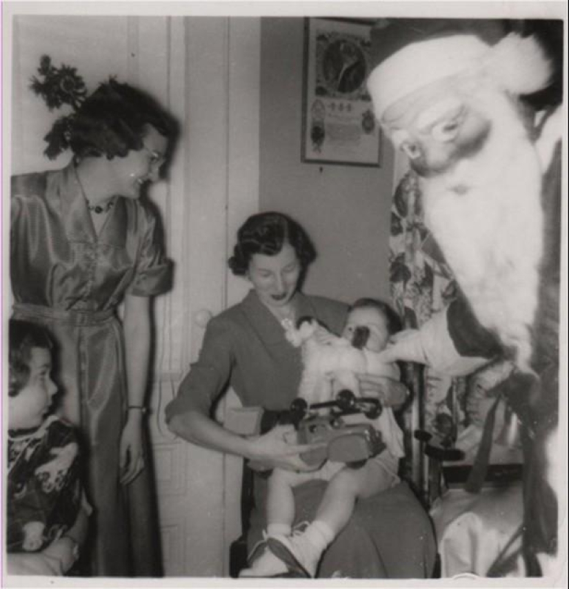 Papá Noel enojado y aterrador