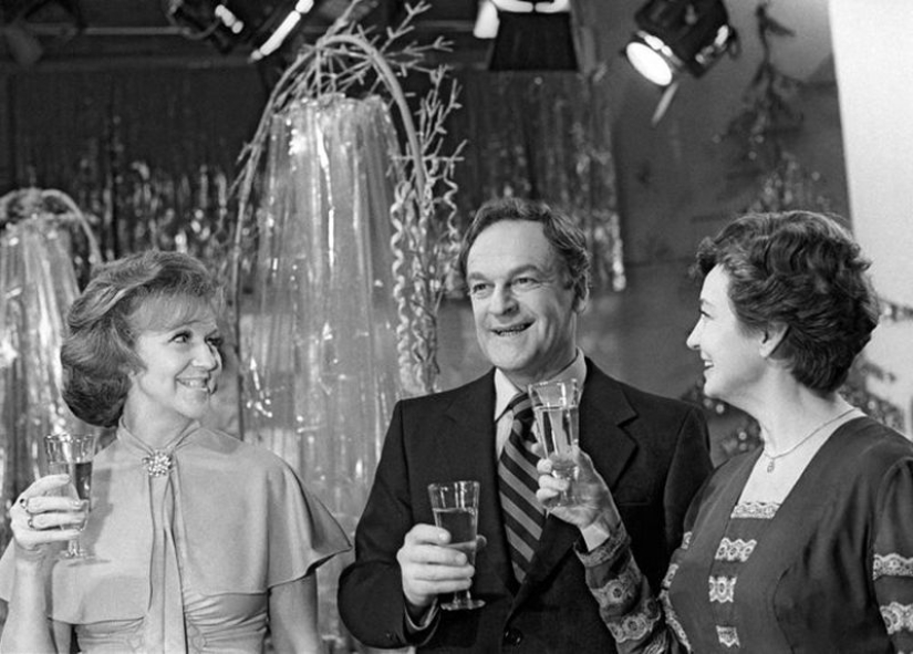 Soviética icono de la Navidad de estilo: un pionero de la TV