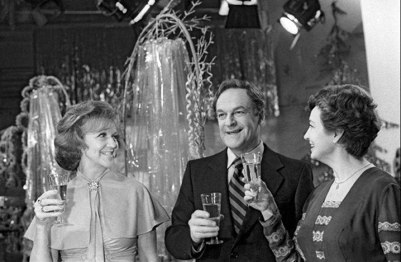 Soviética icono de la Navidad de estilo: un pionero de la TV