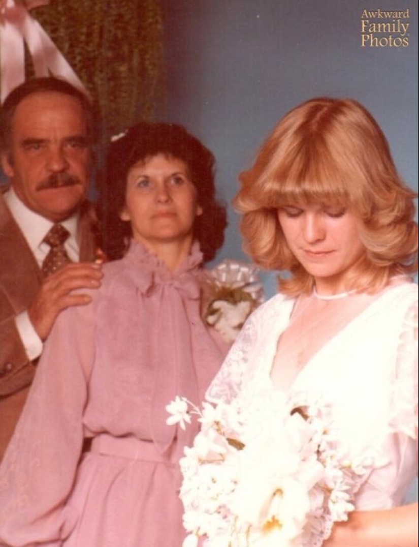 Unsuccessful wedding photos that will be a shame to show future children Unsuccessful wedding photos that will be a shame to show future children